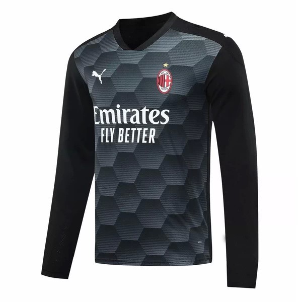 Camiseta AC Milan Segunda Equipación ML Portero 2020-2021 Negro